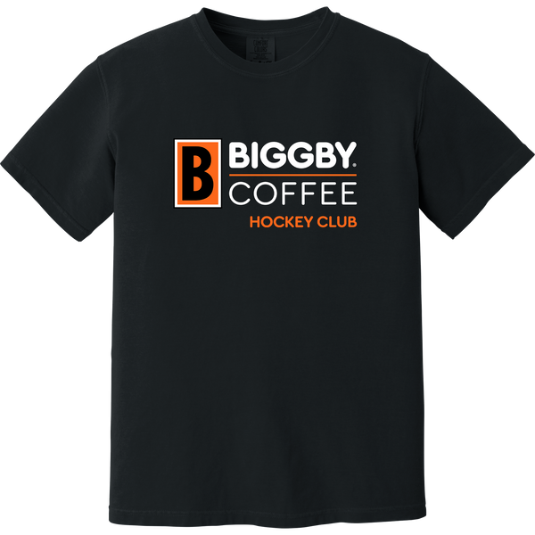 Biggby Coffee Hockey Club Heavyweight Ring Spun Tee