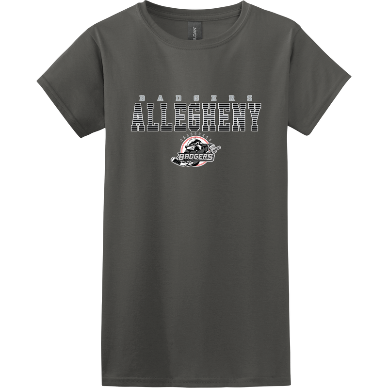 Allegheny Badgers Softstyle Ladies' T-Shirt