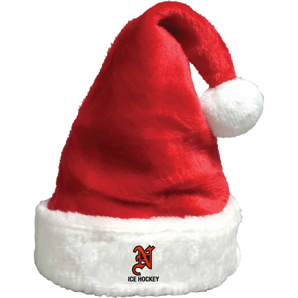 Midd North Hockey Plush Santa Hat