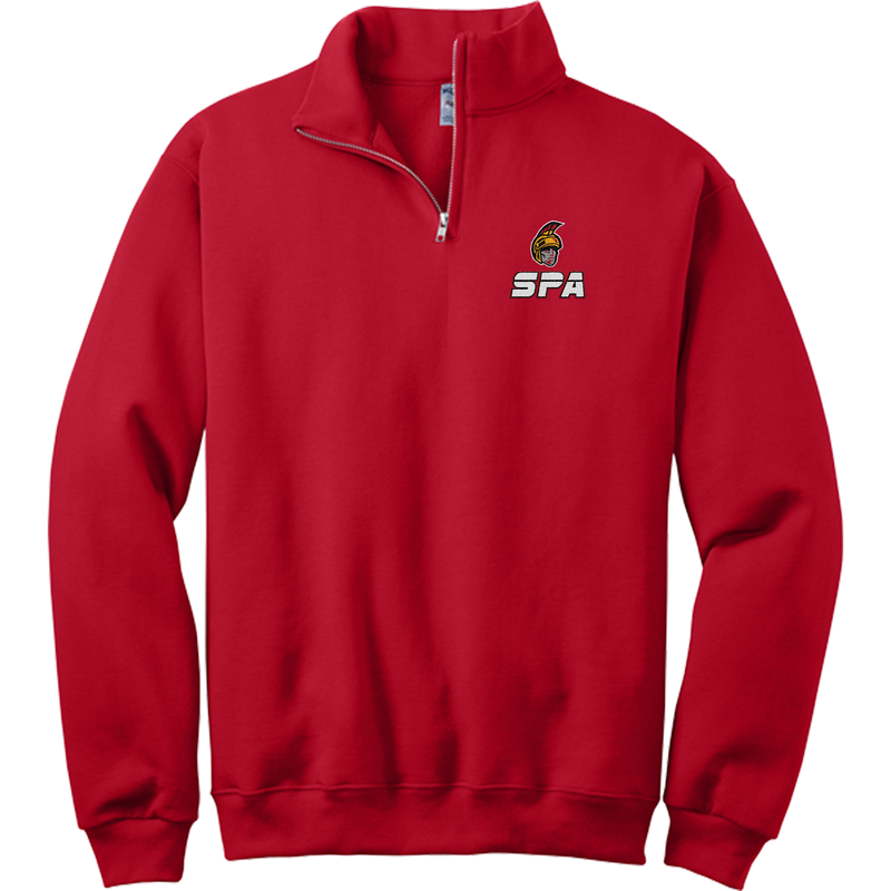 Seacoast Spartans (SPA) NuBlend 1/4-Zip Cadet Collar Sweatshirt