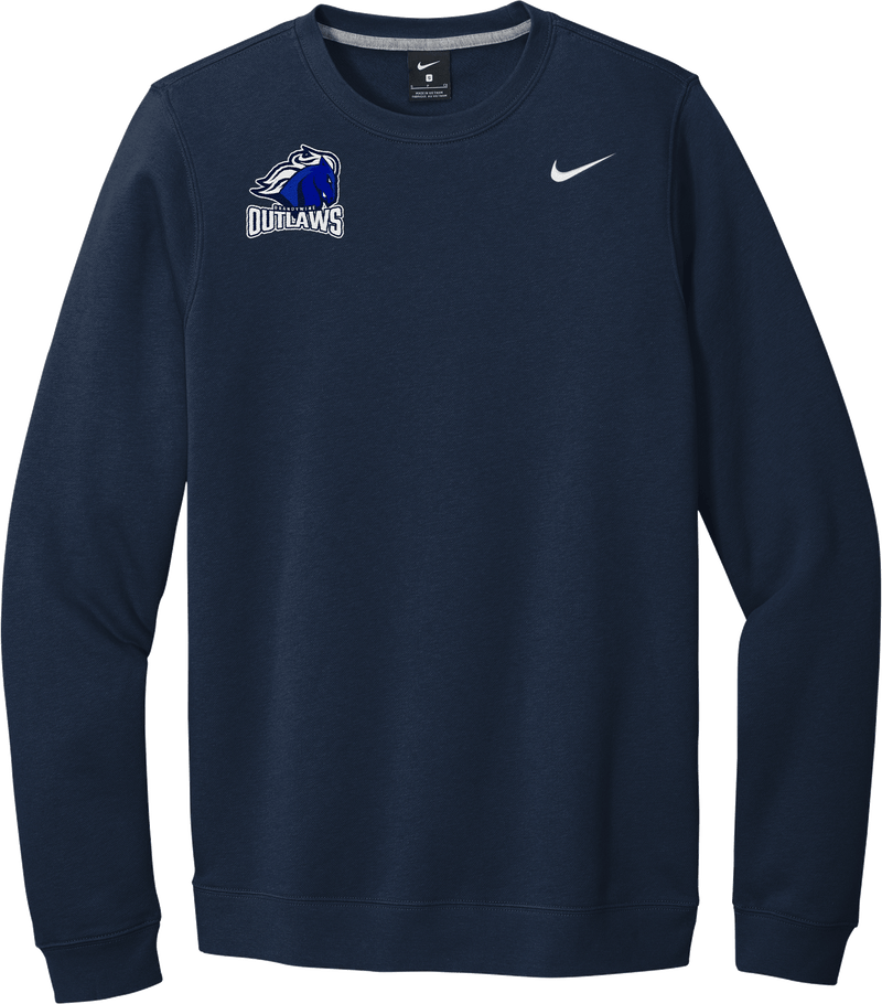 Brandywine Outlaws Nike Club Fleece Crew