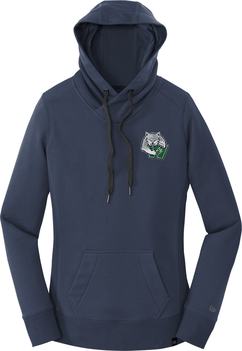 Woodbridge Wolfpack New Era Ladies French Terry Pullover Hoodie
