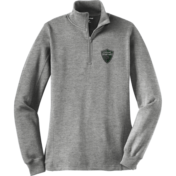 Lansing Spartans Ladies 1/4-Zip Sweatshirt