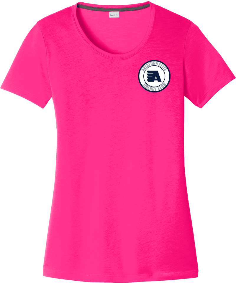 Aspen Aviators Ladies PosiCharge Competitor Cotton Touch Scoop Neck Tee