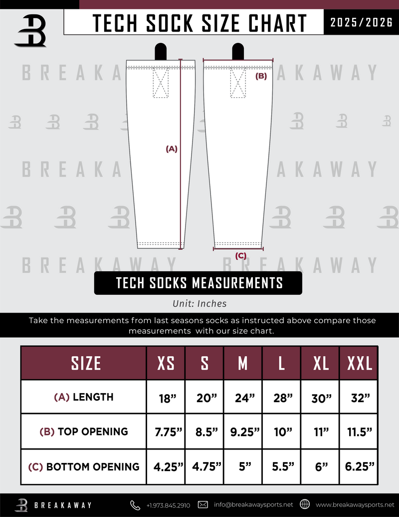 Pittsburgh Huskies Sublimated Tech Socks - 8U