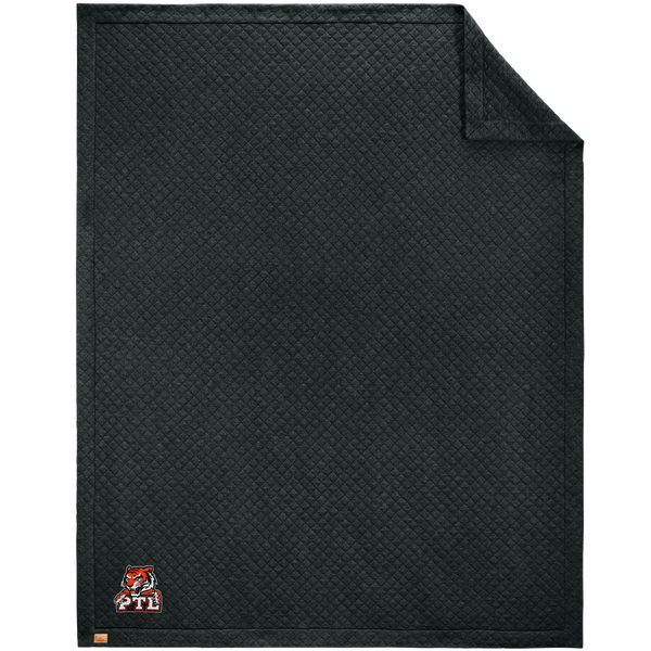 Princeton Tiger Lilies TravisMathew Diamond Quilt Blanket