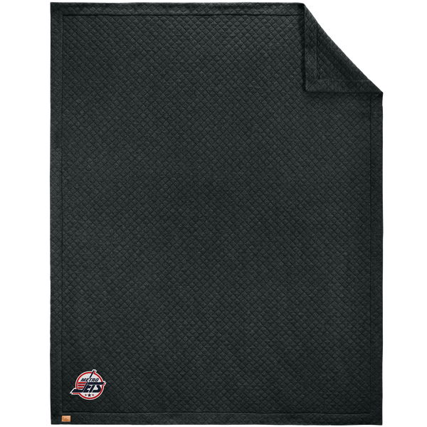 Metro Jets TravisMathew Diamond Quilt Blanket