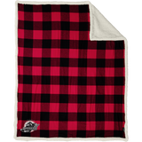 Allegheny Badgers Flannel Sherpa Blanket