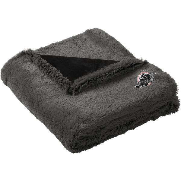 Allegheny Badgers Faux Fur Blanket